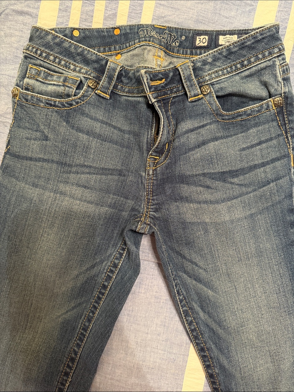 MISS ME Skinny Mid Rise Jeans